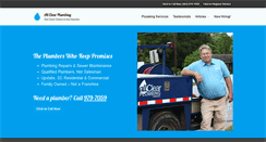 Desktop Screenshot of allclearplumbingupstate.com